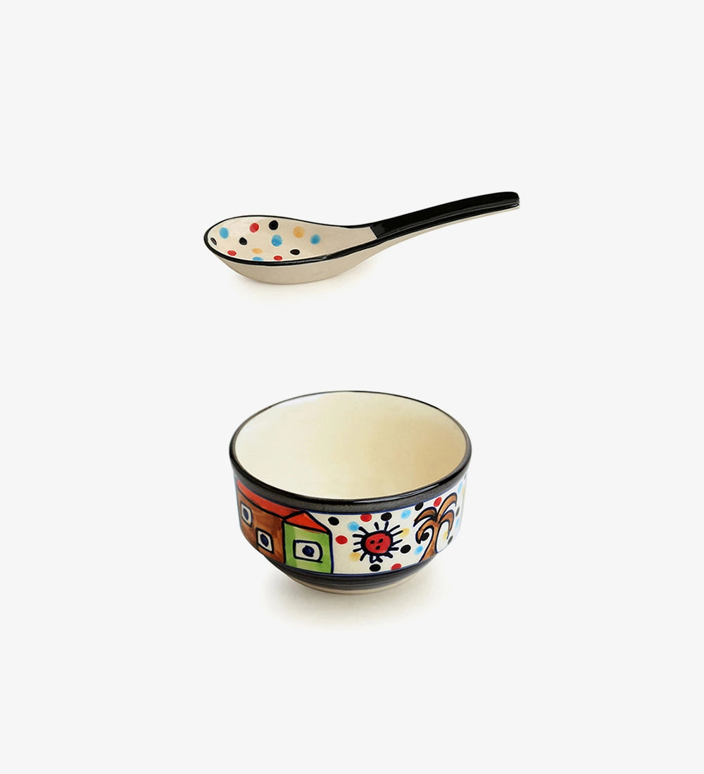 Artistic Printed Bowl Set