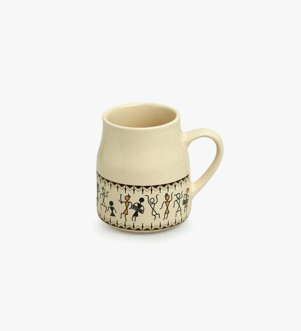 Warli Art Ceramic Mugs