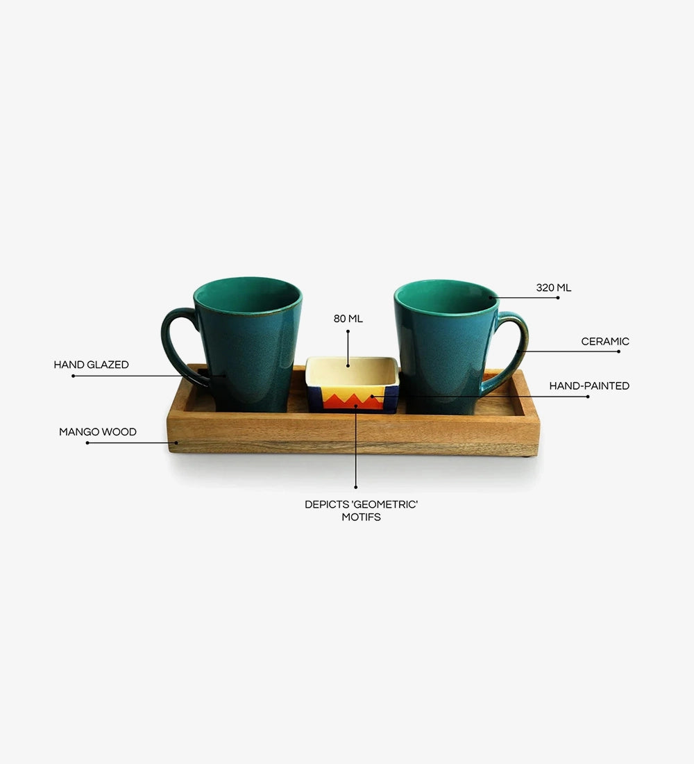 Ceramic Mug Serving Set