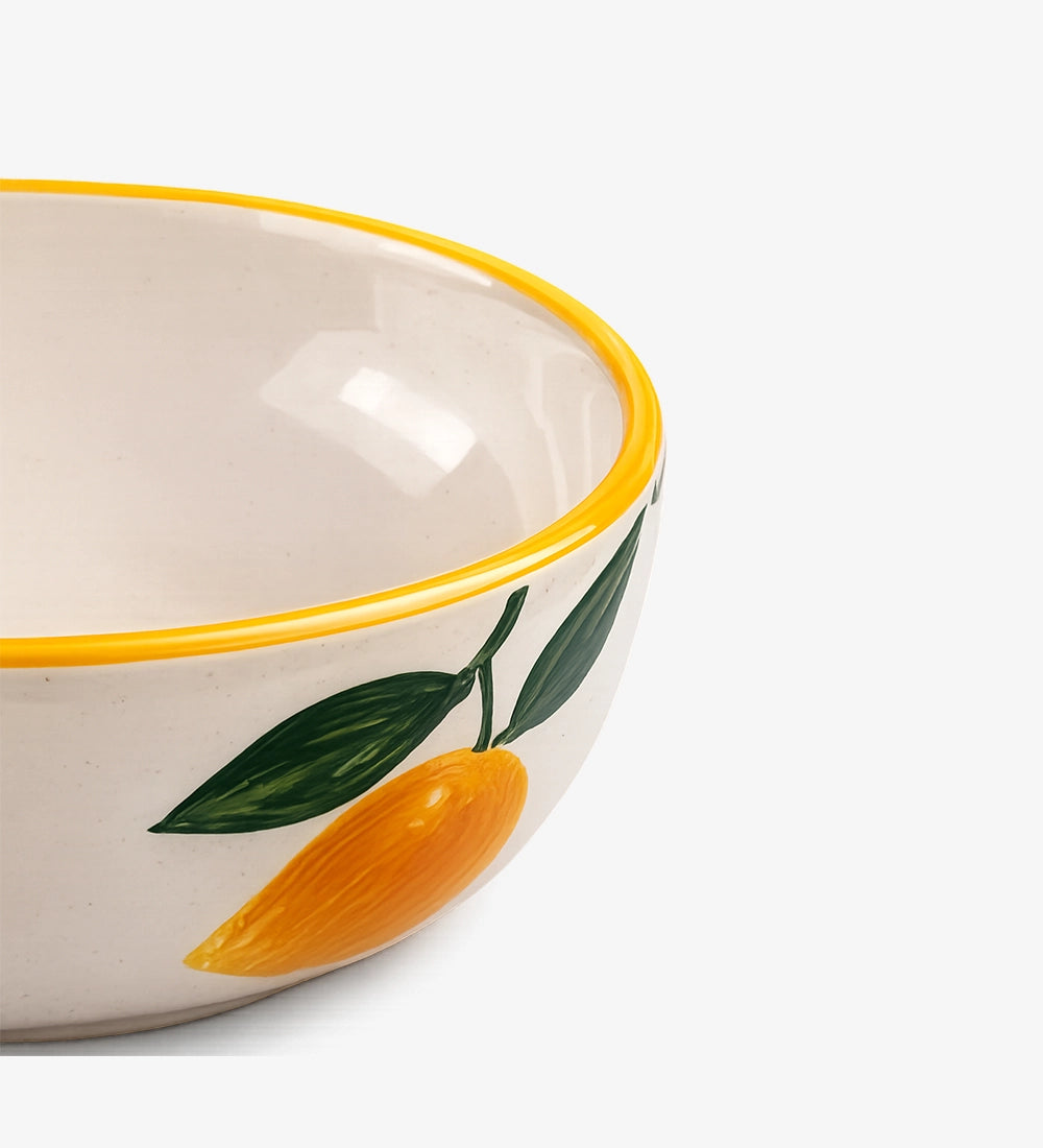 Floral Ceramic Serving Bowl