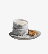 Textured Matte Ceramic Serving Bowl