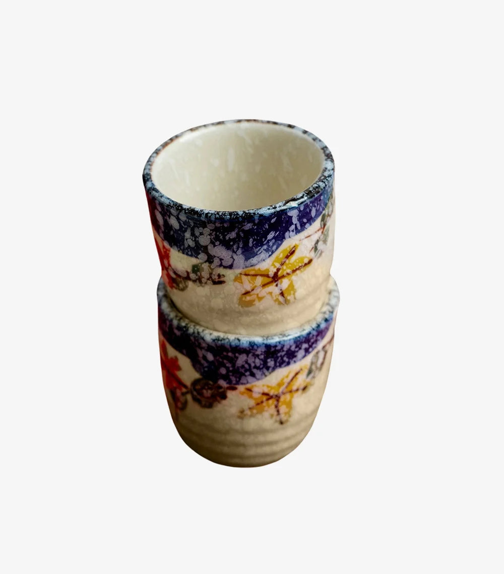 Ceramic Sake Bottle with Cork Screw Cap