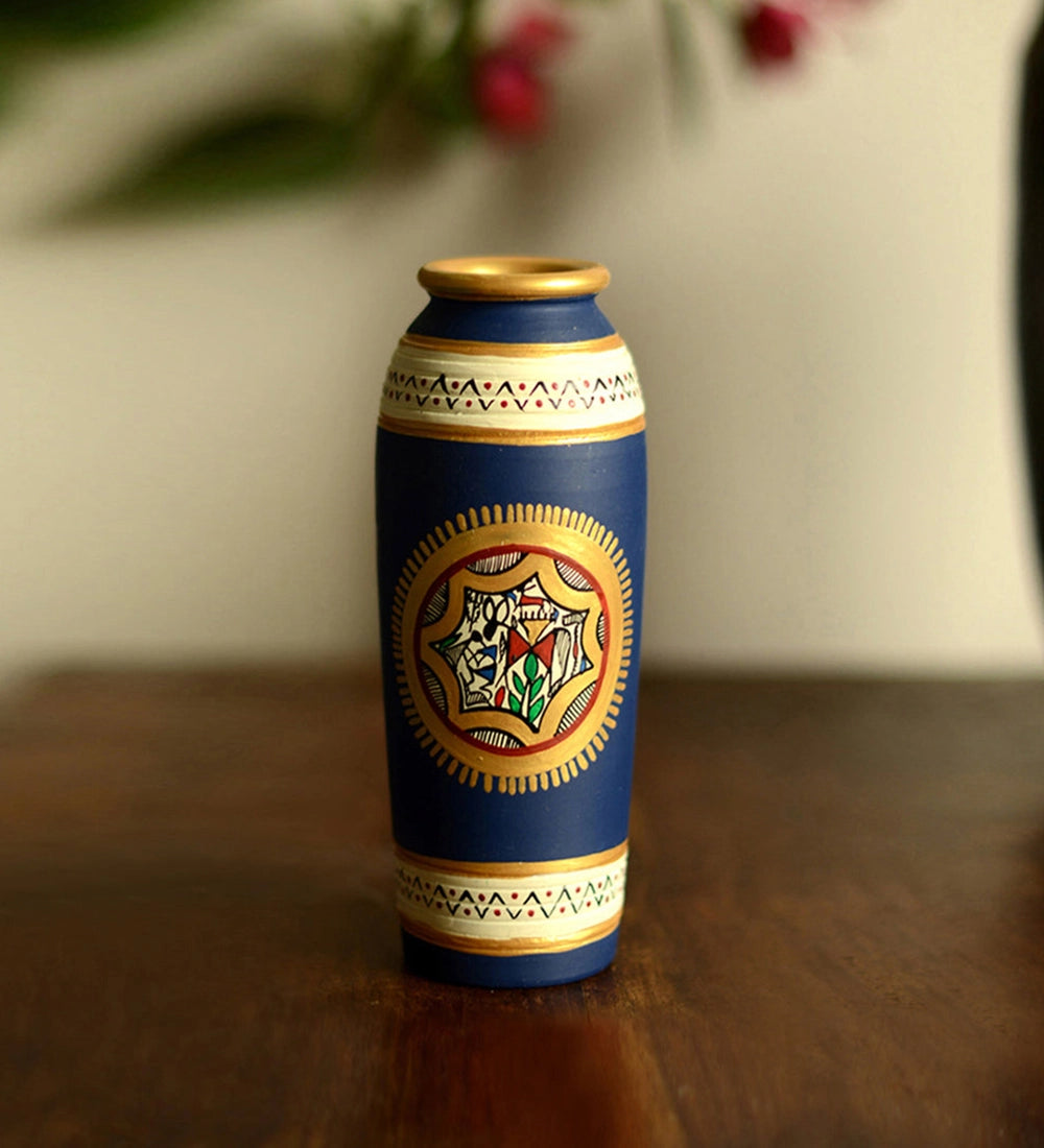 Ethnic Pattern Ceramic Vase