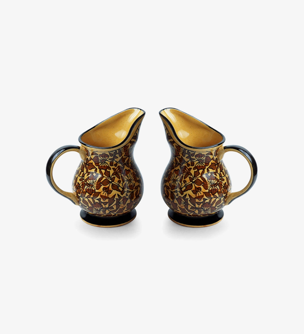 Floral Ceramic Water Pitcher