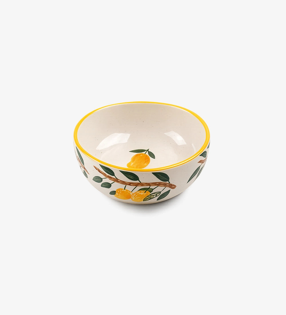 Floral Ceramic Serving Bowl
