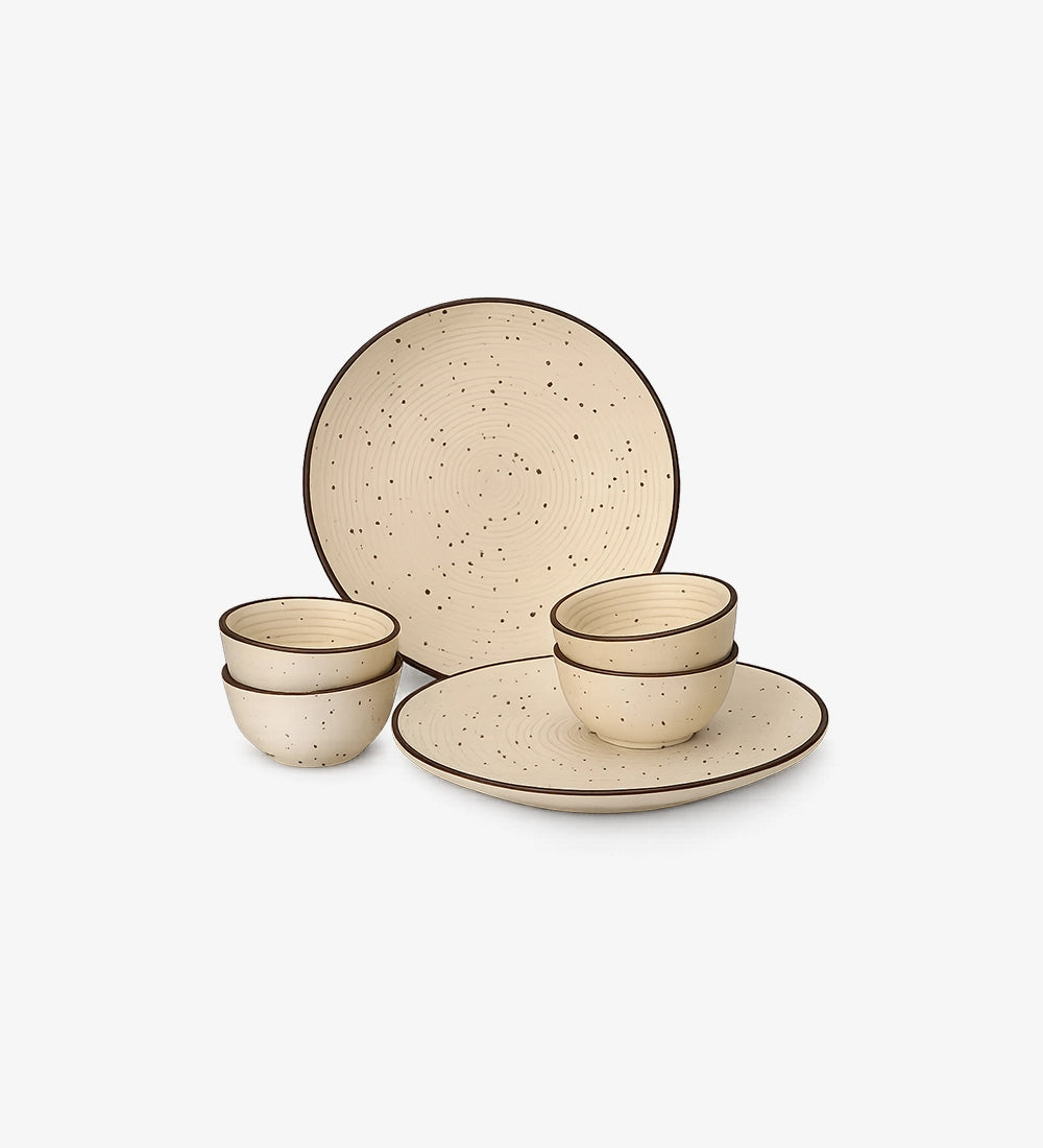 Speckled Ceramic Dinnerware Set