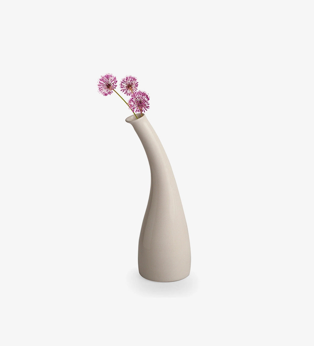 Decorative Curved Ceramic Vase
