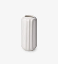 Ribbed Ceramic Flower Vase