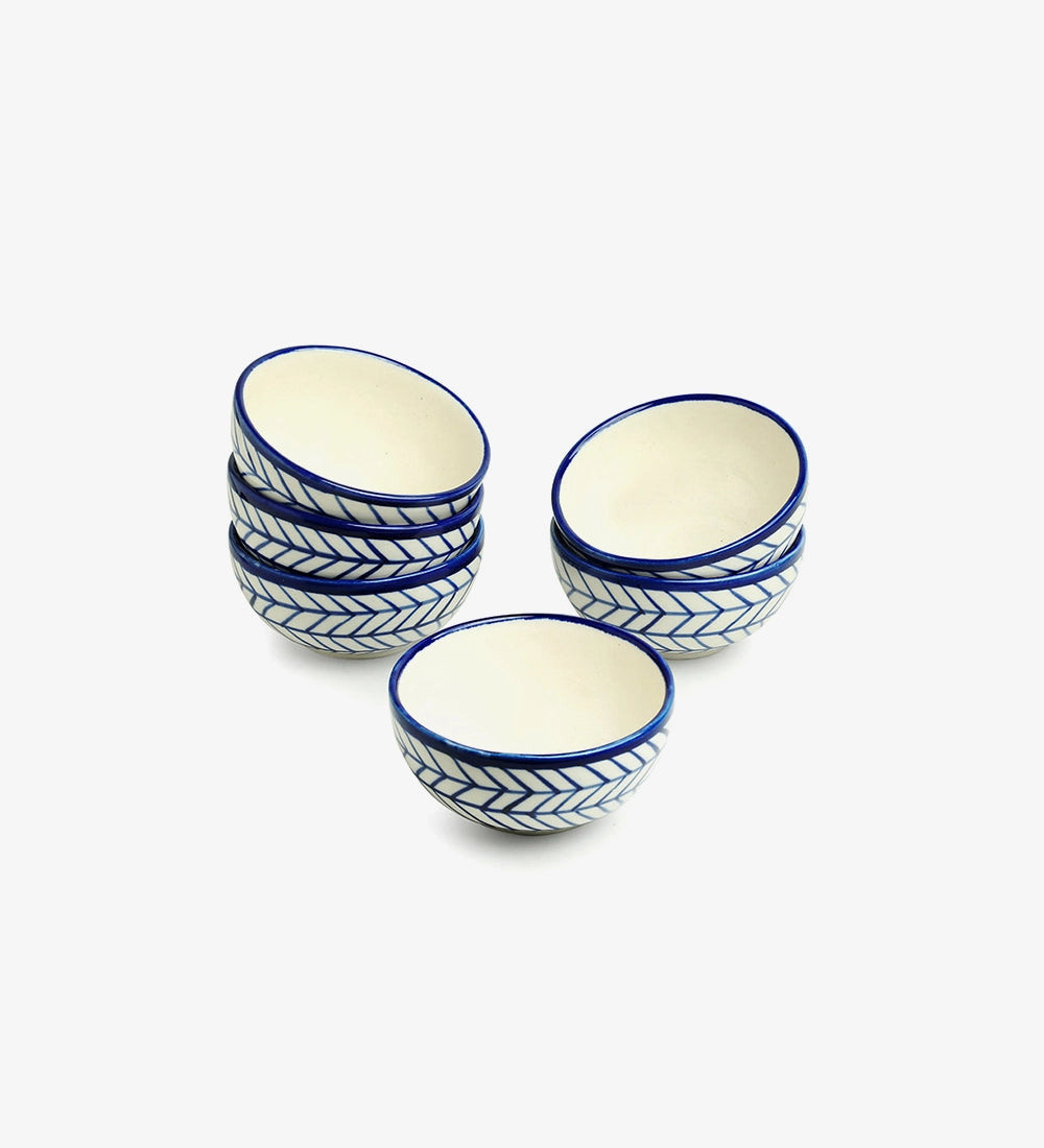 Blue Printed Ceramic Bowls