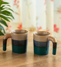 Unique Handle Ceramic Mug