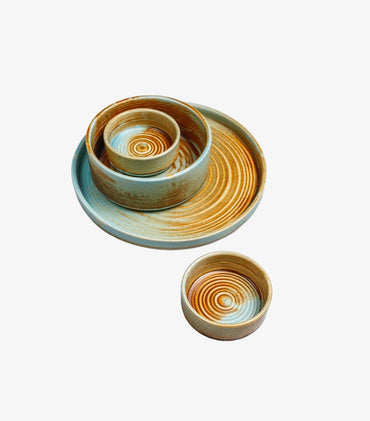 Versatile Ceramic Dinner Salad Plates Set