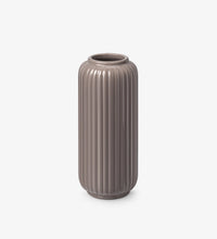 Ribbed Ceramic Flower Vase