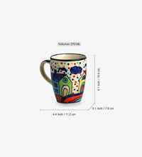 Colorful Village Pattern Mug