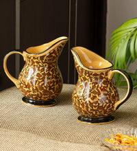 Floral Ceramic Water Pitcher