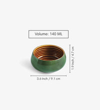 Striped Interior Snack Bowls