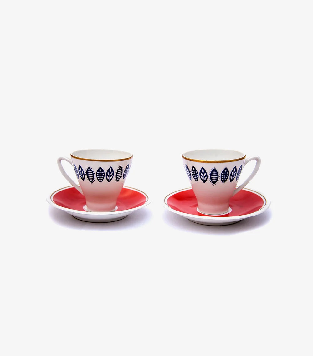 Classic Traditional Turkish Coffee Cups Set