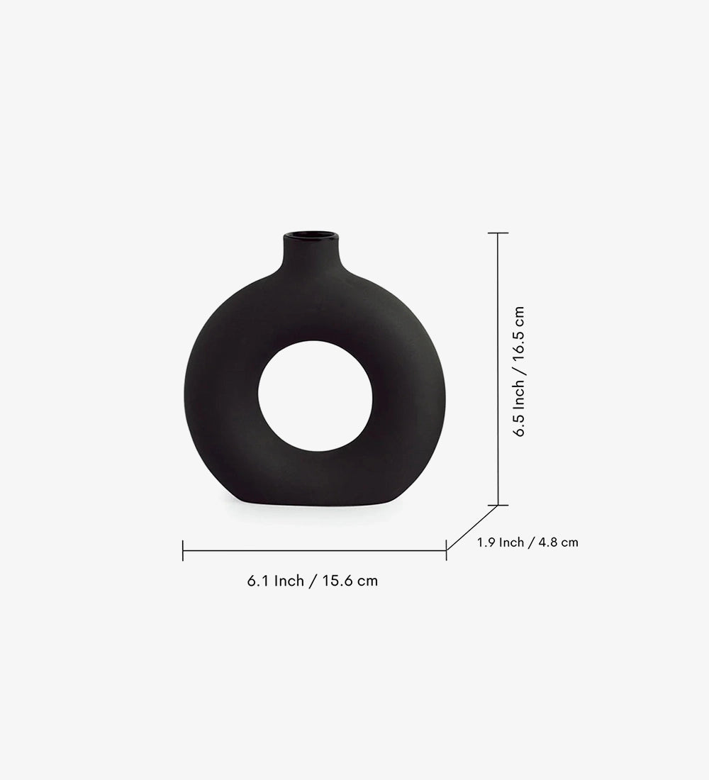 Modern Hollow Ceramic Vase