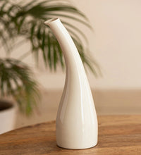 Decorative Curved Ceramic Vase