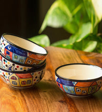 Playful Pattern Dessert Bowl