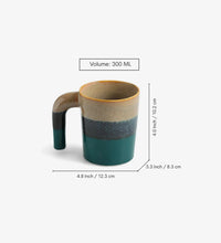 Unique Handle Ceramic Mug