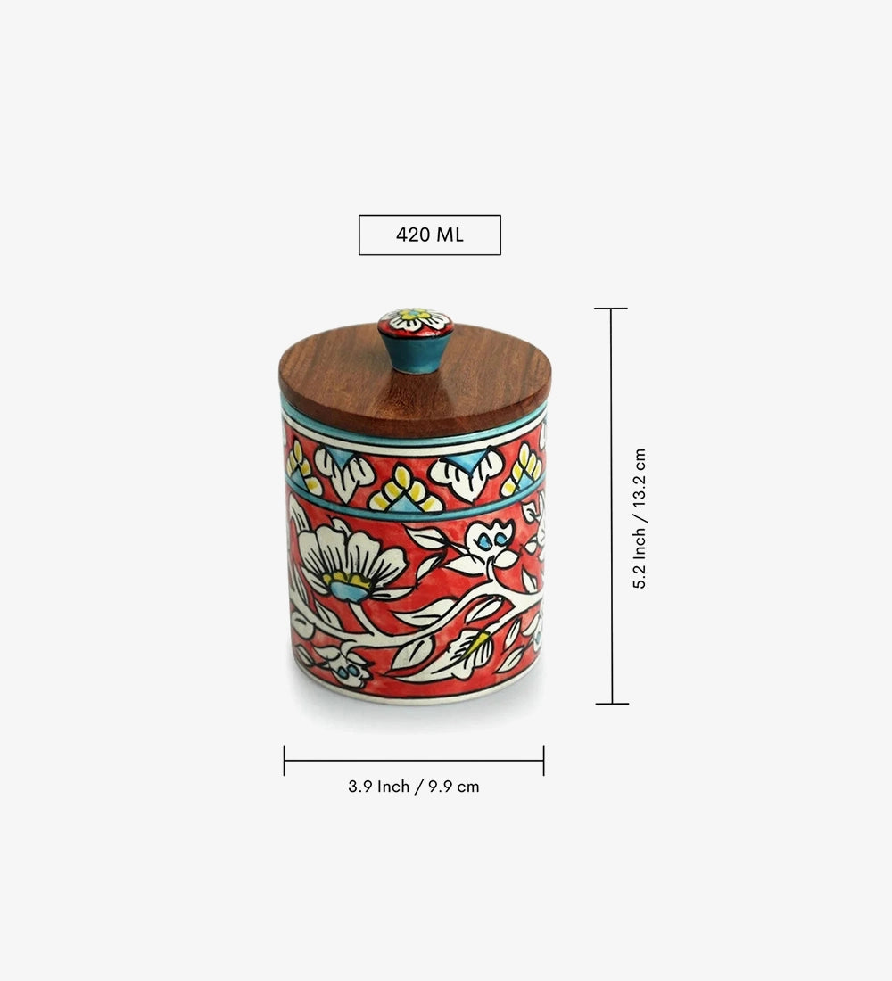 Colorful Ceramic Jar Set