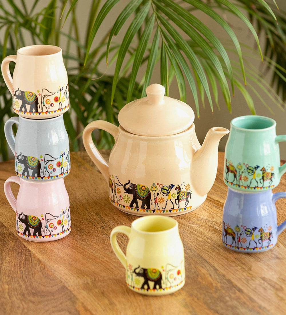 Traditional Pattern Tea Set