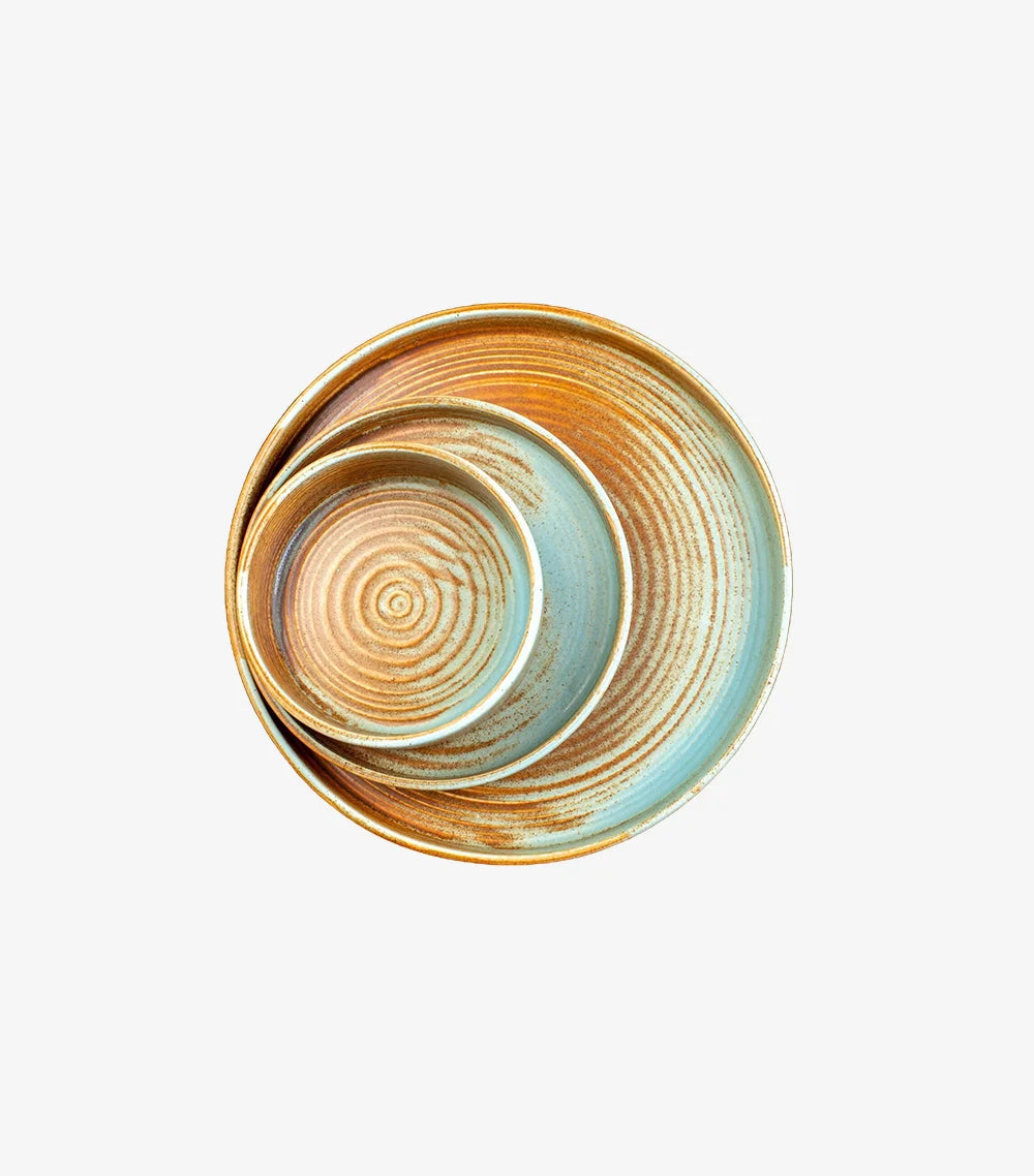 Versatile Ceramic Dinner Salad Plates Set