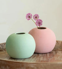 Minimalist Globe Ceramic Vase