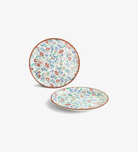 Floral Print Ceramic Plate