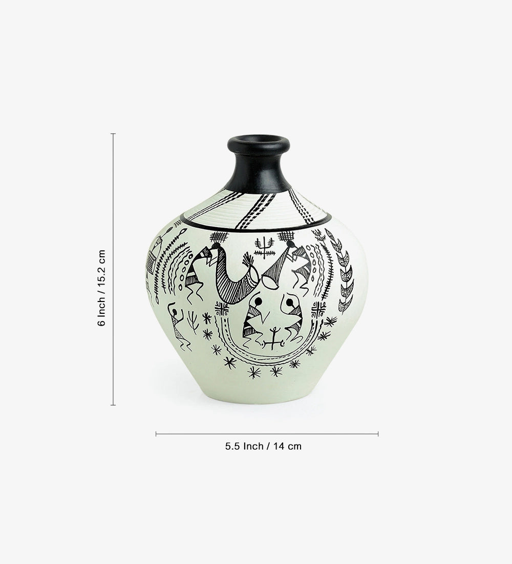 Decorative Folk Art Vase