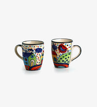Colorful Village Pattern Mug
