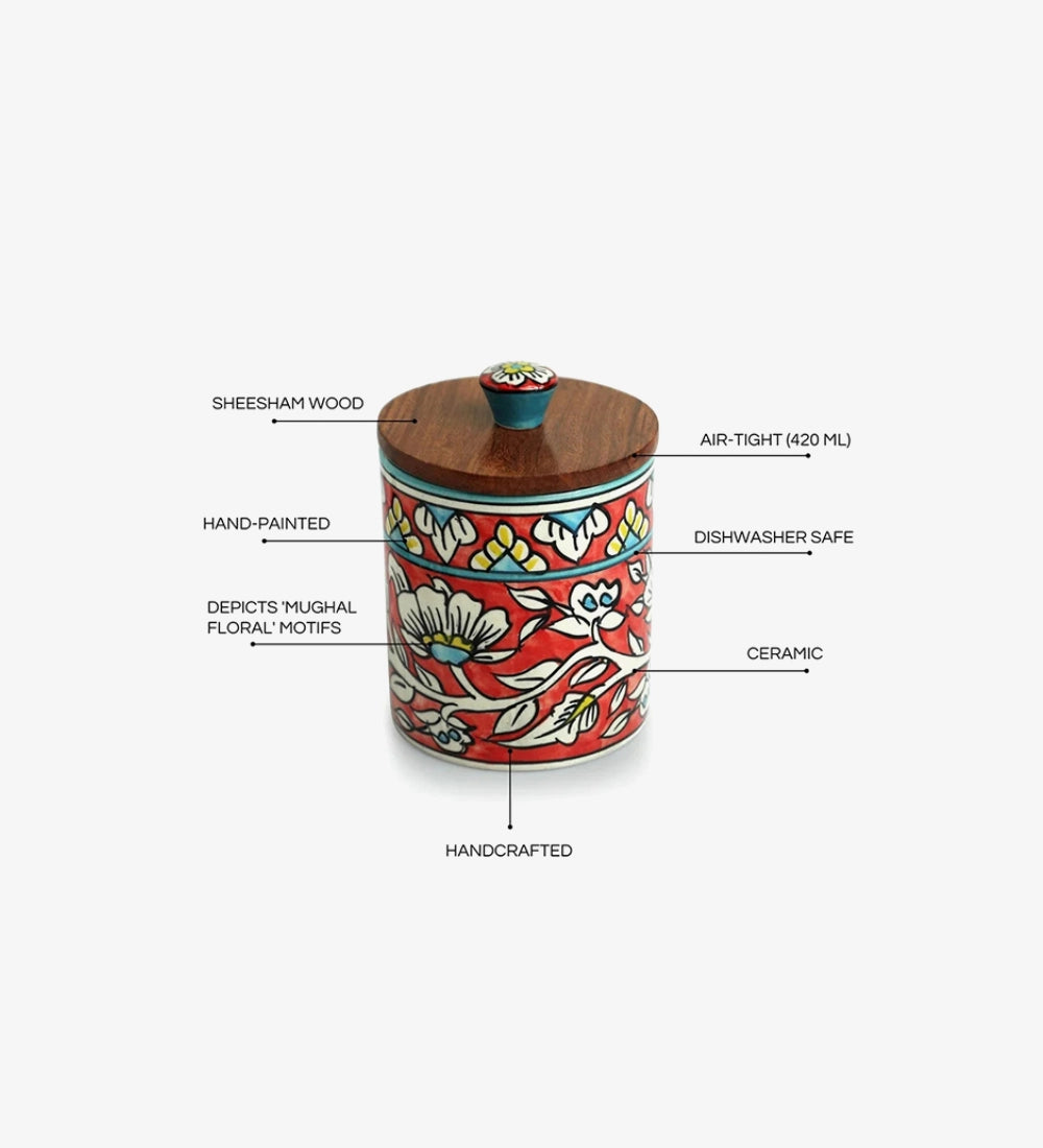 Colorful Ceramic Jar Set